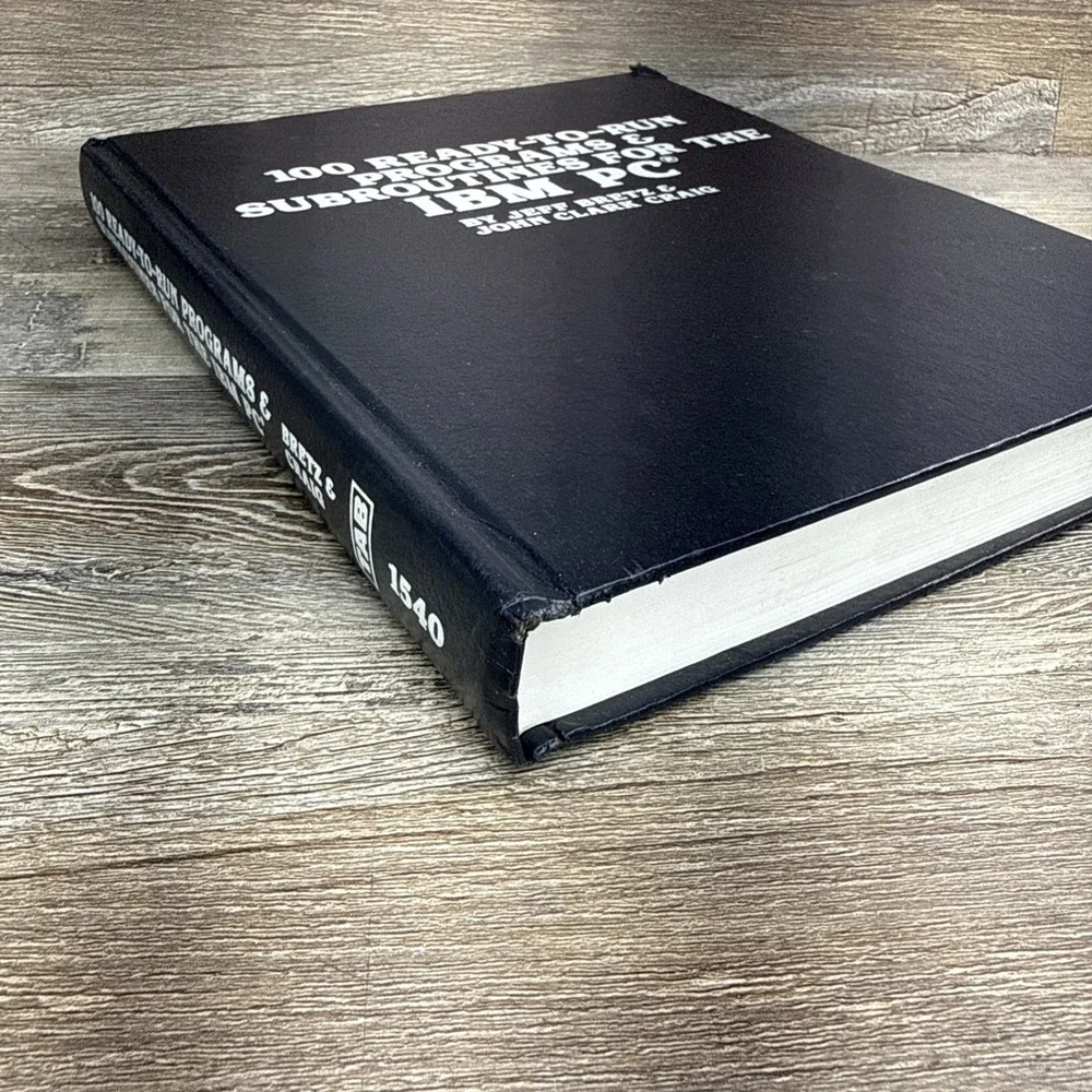 100 READY-TO-RUN PROGRAMS & SUBROUTINES FOR THE IBM PC By Jeff Bretz | 1540